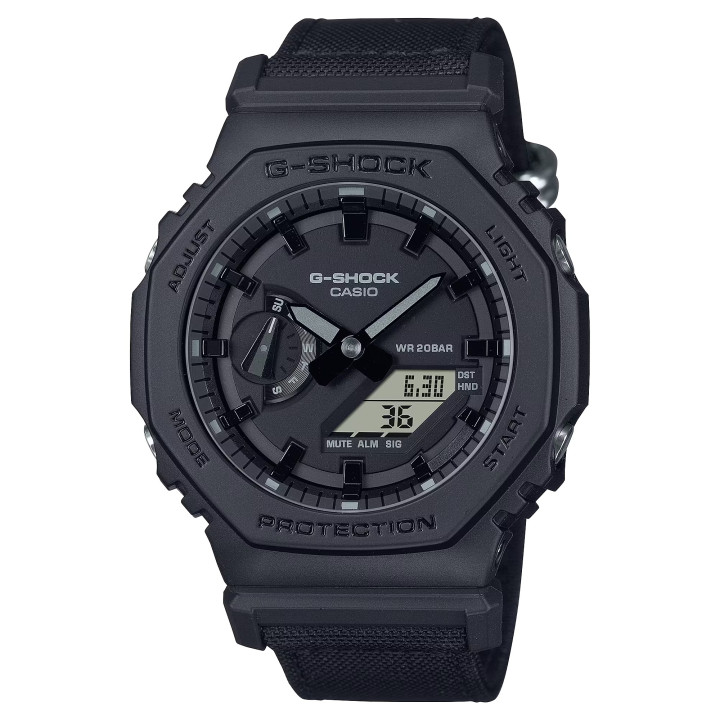 G-SHOCK GA-2100BCE-1AER Black Cordura Eco