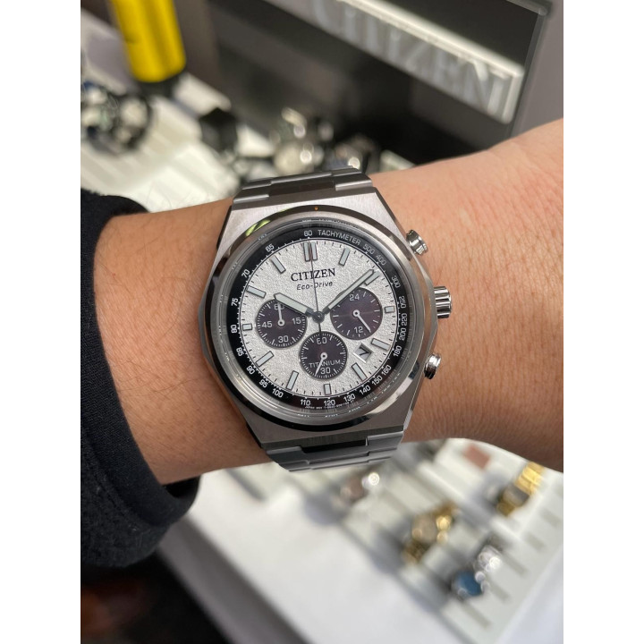 CITIZEN Chronograph CA4610-85A Super Titanium Eco-Drive