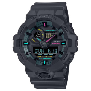 G-SHOCK GA-700MF-1A MULTIFLUORESCENT ACCENT