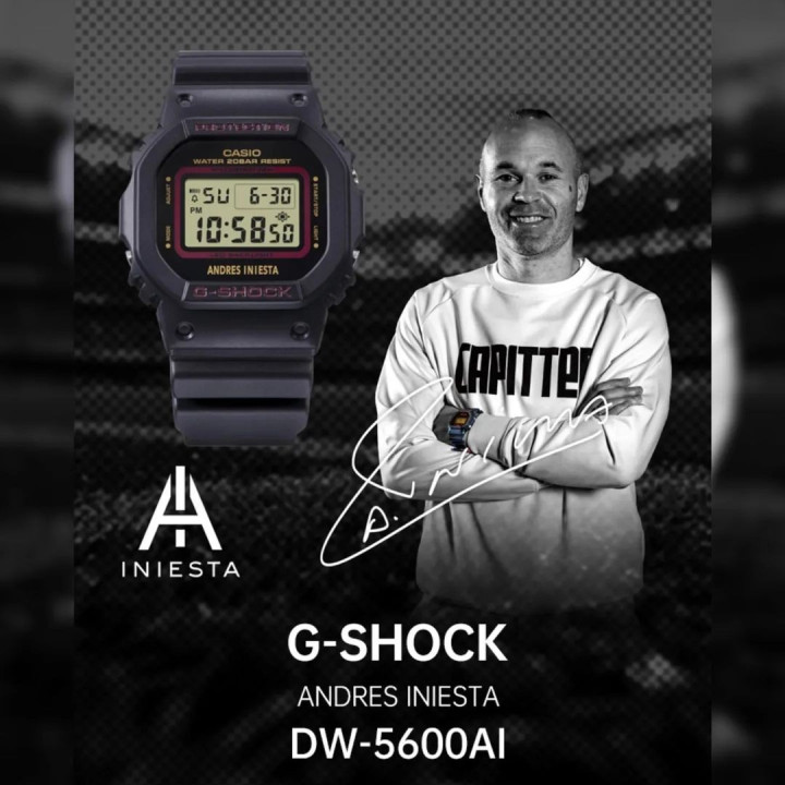 G-SHOCK Andres Iniesta DW-5600AI-1ER  Edition Limitée