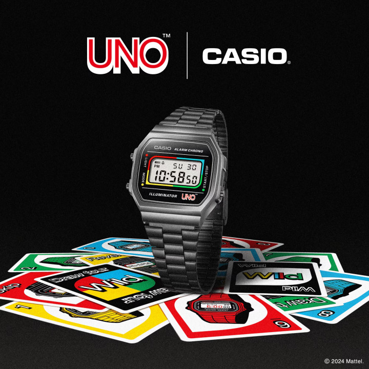 Casio Vintage x UNO A168WEUC-1AER Edition Limitée