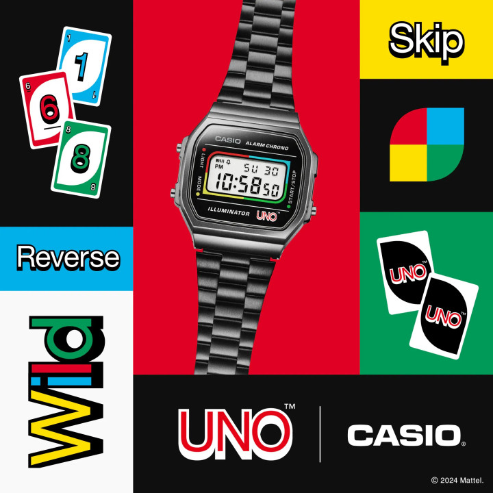Casio Vintage x UNO A168WEUC-1AER Edition Limitée