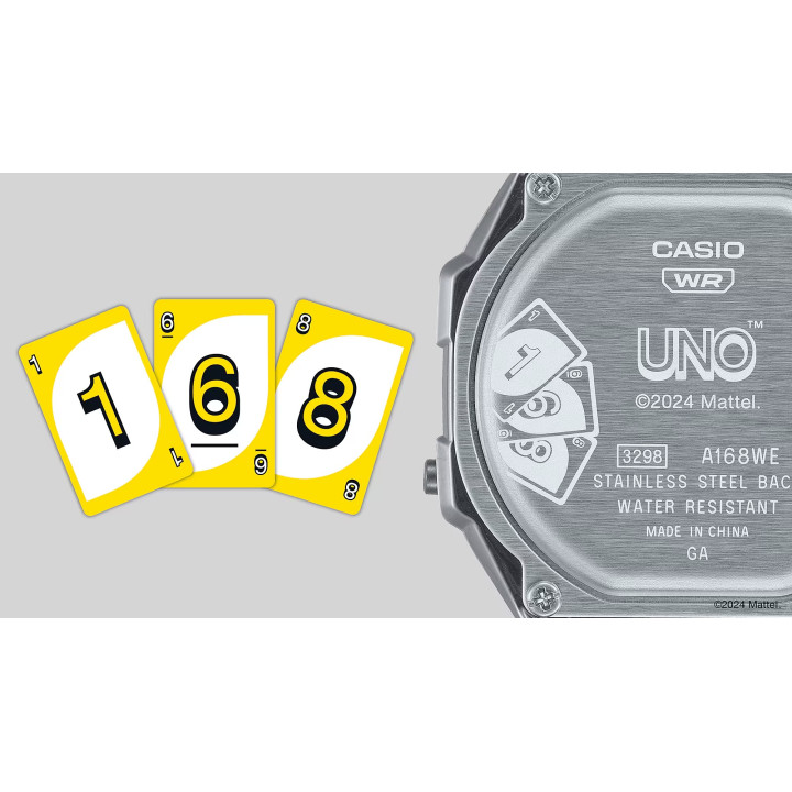 Casio Vintage x UNO A168WEUC-1AER Edition Limitée