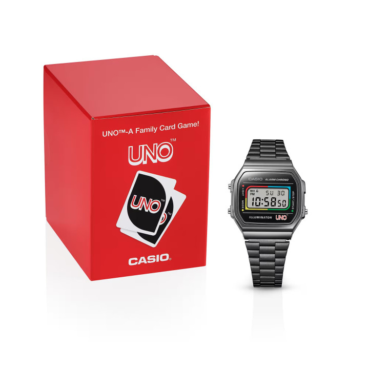 Casio Vintage x UNO A168WEUC-1AER Edition Limitée