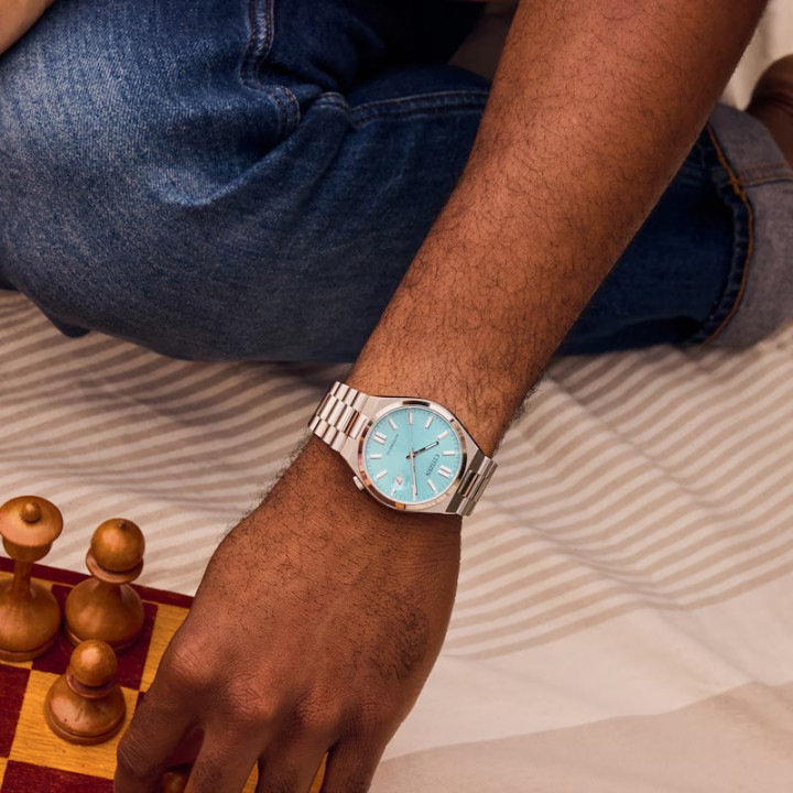 CITIZEN Tsuyosa ICE BLUE NJ0200-50L 37mm