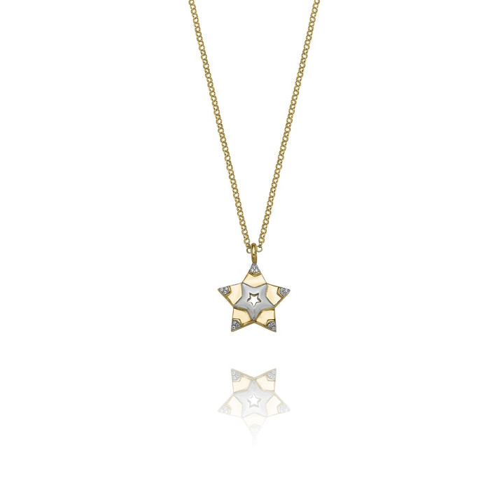Collier Charles Garnier LÉGENDE Etoile Doré