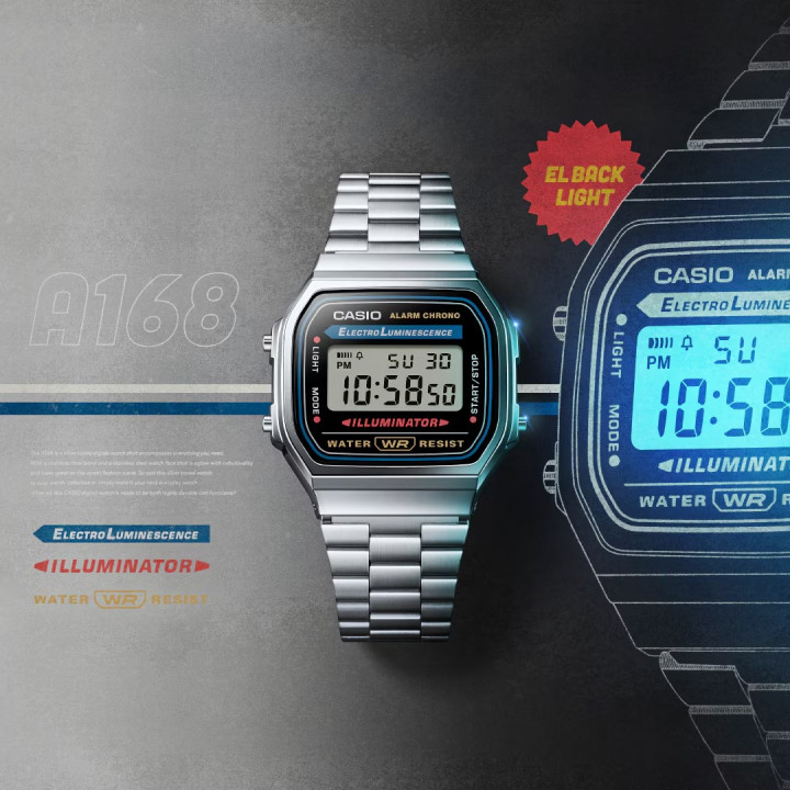 CASIO Vintage A168WA-1YES