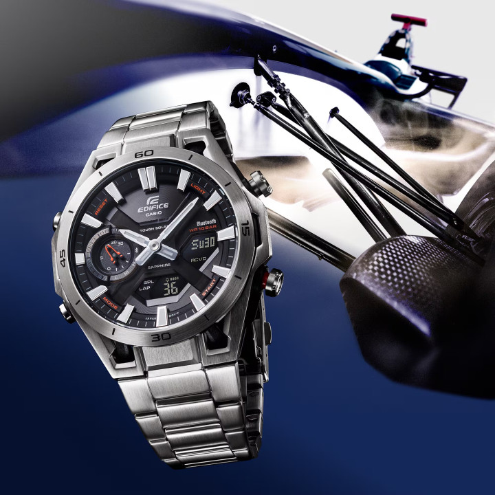 EDIFICE ECB-2300D-1AEF SUSPENSION ARM DESIGN