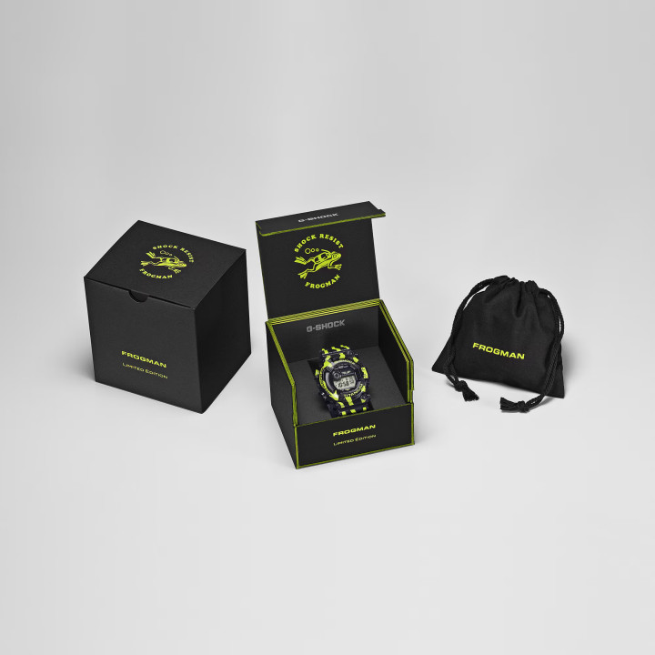 G-SHOCK FROGMAN GW-8200TPF-1ER Three-striped Poison Frog Edition Limitée