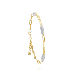 Charles Garnier STYLES 3 maillons Argent Dor‚