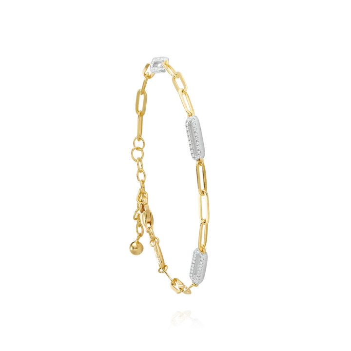 Charles Garnier STYLES 3 maillons Argent Dor‚