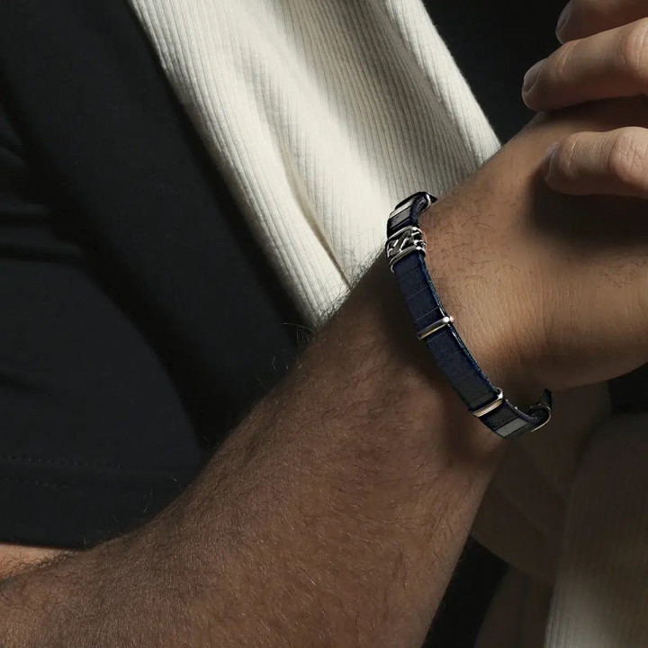 Bracelet JOURDAN SANGLE BLEU JH150205B