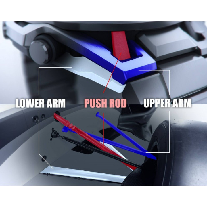 EDIFICE ECB-2300D-2AEF SUSPENSION ARM DESIGN