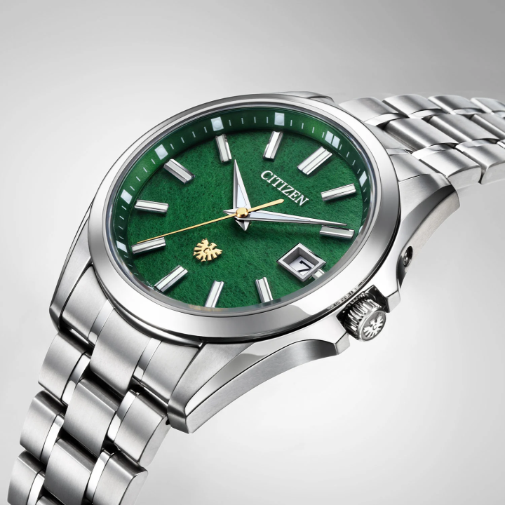 The CITIZEN AQ4091-56W Édition Limitée 50th | Cadran Washi Vert