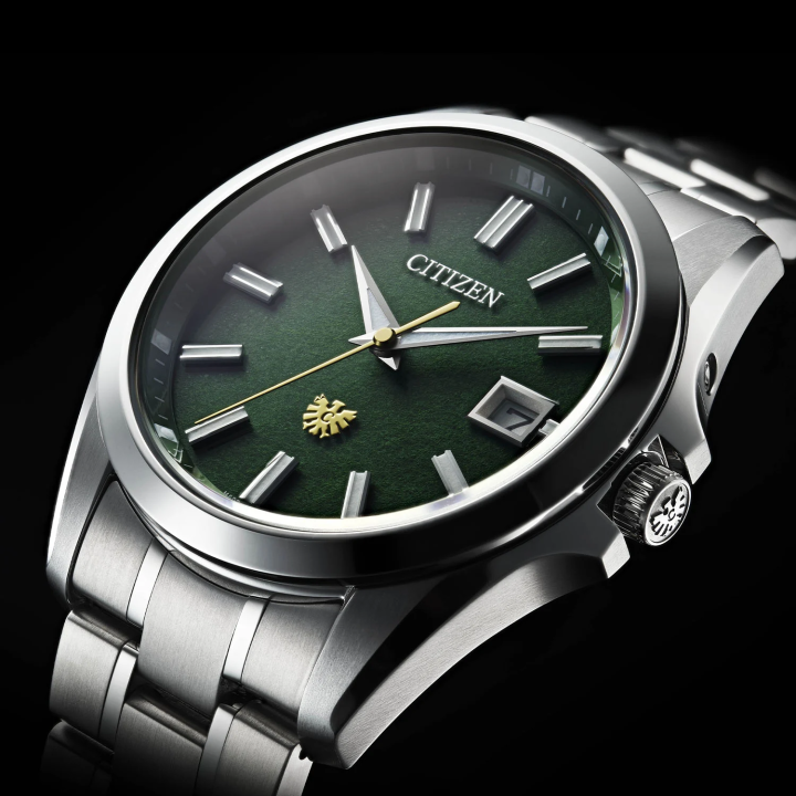 The CITIZEN AQ4091-56W Édition Limitée 50th | Cadran Washi Vert