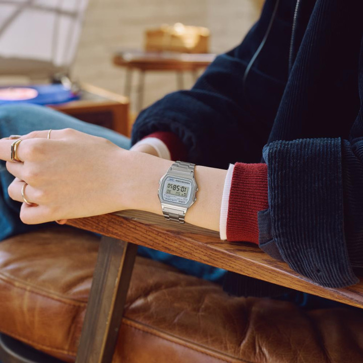 Casio Vintage A158WEA-7EF | Montre Rétro Acier Inoxydable