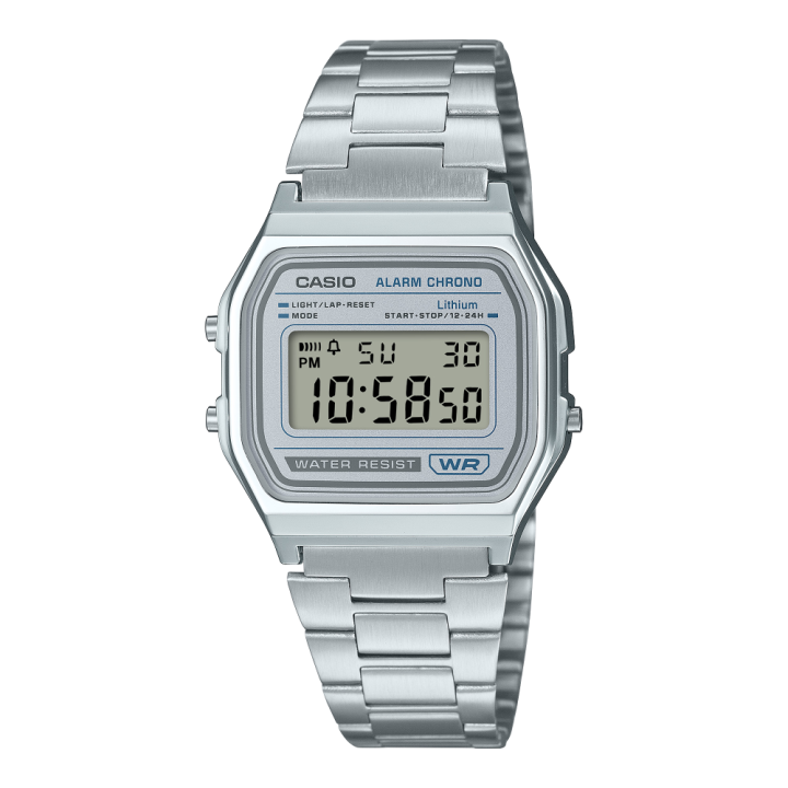 Casio Vintage A158WEA-7EF | Montre Rétro Acier Inoxydable