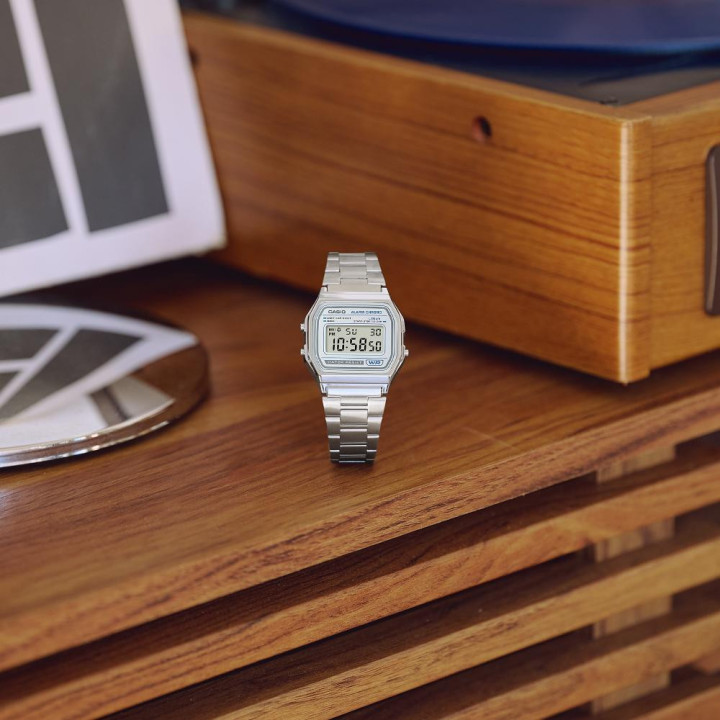 Casio Vintage A158WEA-7EF | Montre Rétro Acier Inoxydable