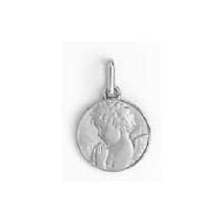 Pendentif Or blanc 18 ct - 750/1000  Ange