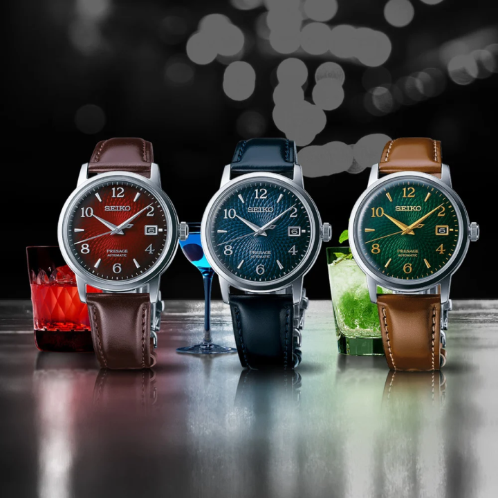 Seiko Presage SRPE45J1 | Montre Automatique Cocktail Mojito Verte