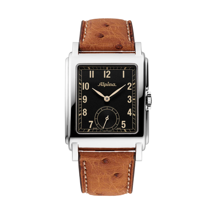 Montre ALPINA Alpiner Heritage Carrée | AL-530BA3C6 | Automatique | Édition 140 ans