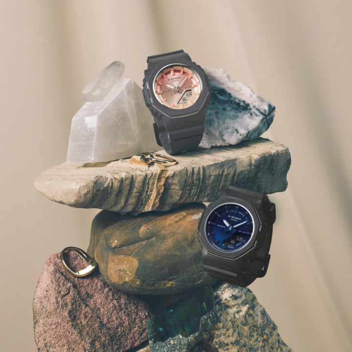 G-Shock GMA-P2110SC-4A Compacte | Montre Stone Color Rose