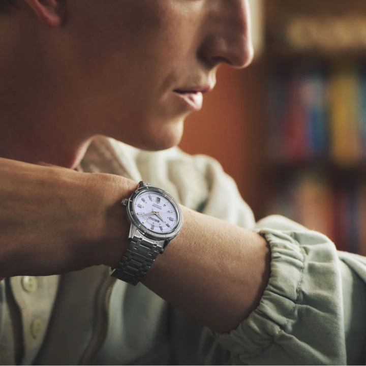 Seiko Presage SRPL73J1 Style 60's | Automatique Gris-Bleu