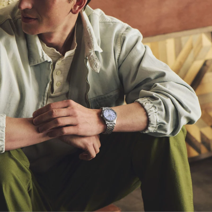 Seiko Presage SRPL73J1 Style 60's | Automatique Gris-Bleu