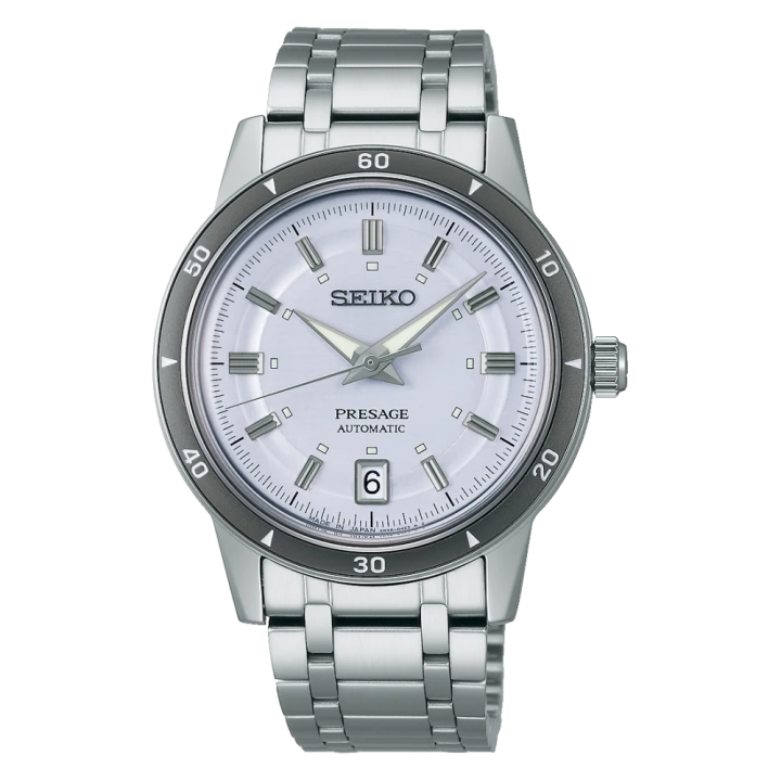 Seiko Presage SRPL73J1 Style 60's | Automatique Gris-Bleu