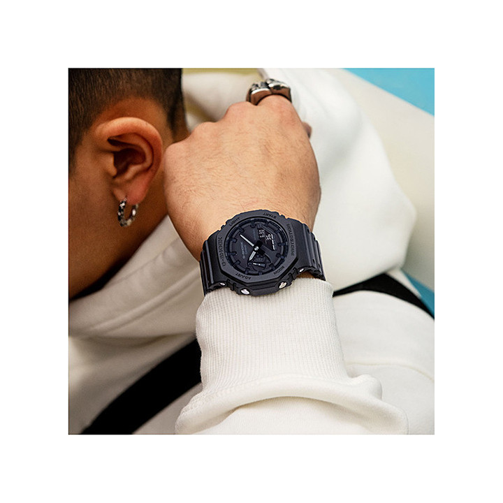 G-SHOCK GA-2100-1A1ER | Montre CasiOak Full Black Carbone