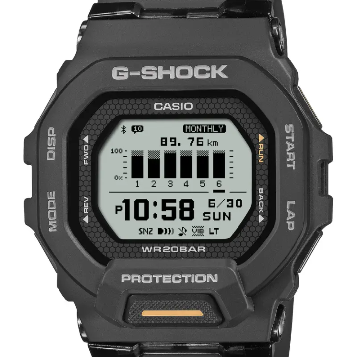 G-SHOCK GBD-200-1A1ER G-SQUAD Noire | Montre de Sport Connectée