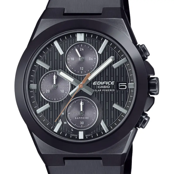 EDIFICE Chronographe EFS-S650DC-1AEF Solar Saphir Céramique
