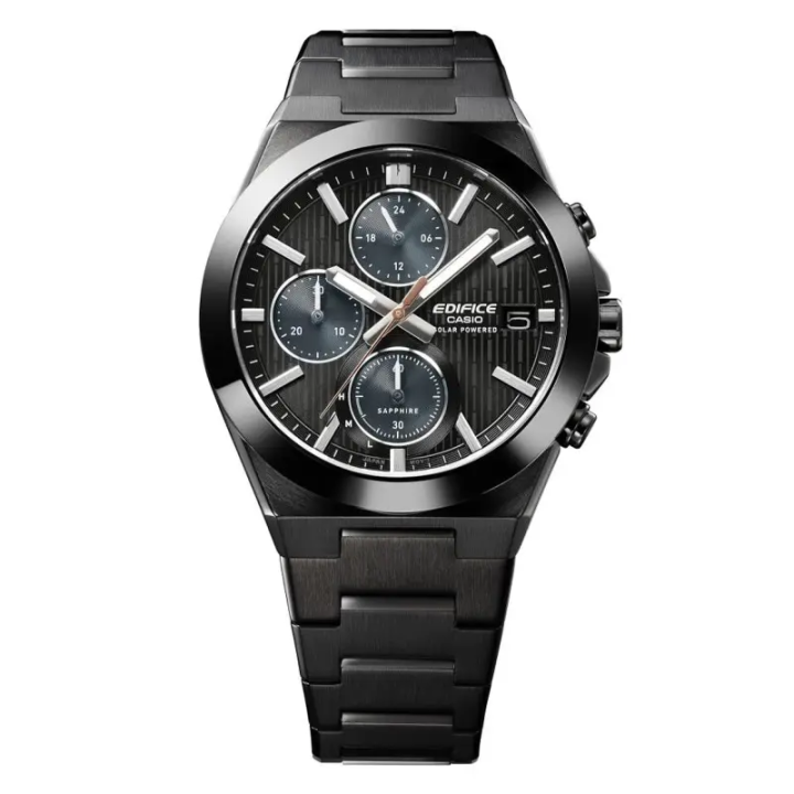 EDIFICE Chronographe EFS-S650DC-1AEF Solar Saphir Céramique