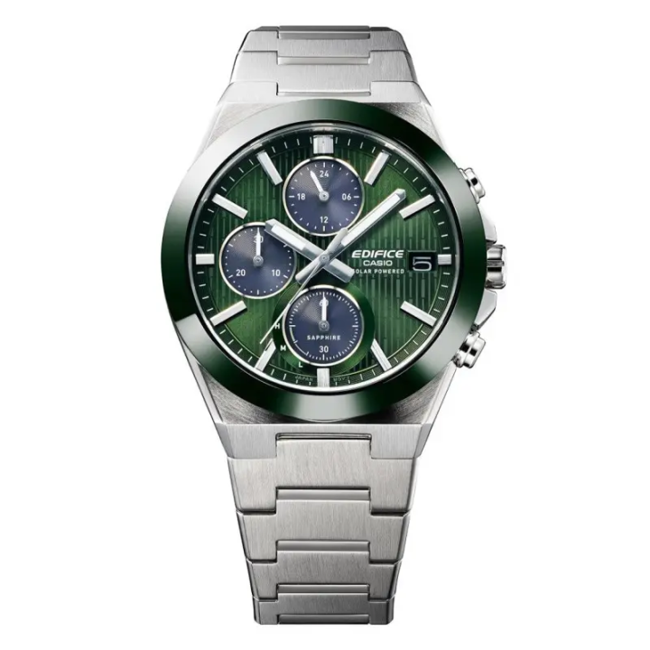 EDIFICE Chronographe EFS-S650D-3AEF Solar Saphir Céramique