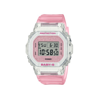 Casio Baby-G BGD-565GC-4ER Rose Translucide | Montre Pailletée