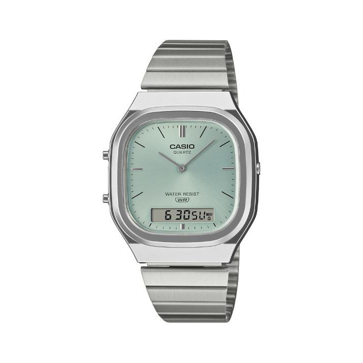 Montre CASIO Vintage AQ-240E-2AEF | Double Affichage | Cadran Soleillé Bleu