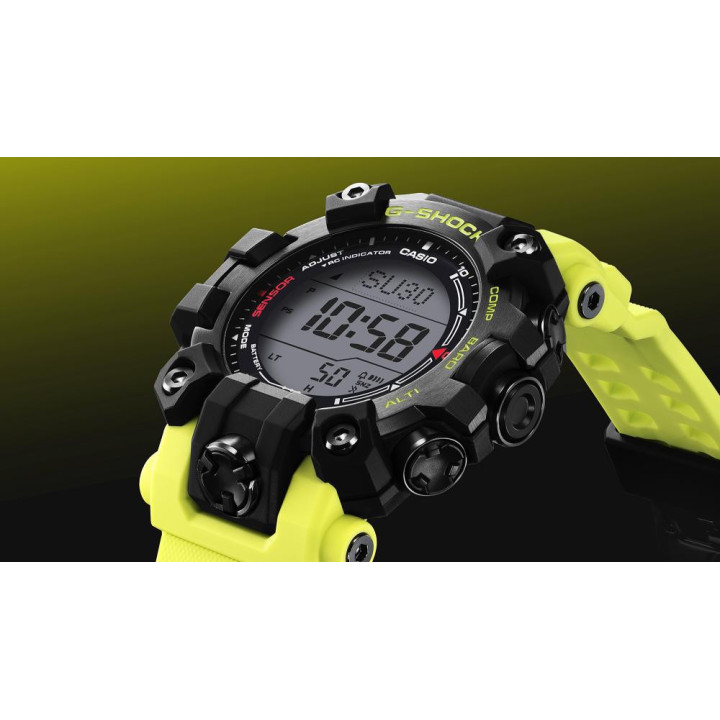 G-SHOCK MUDMAN GW-9500MRY-1A9ER Rescue Yellow | Solaire & Alti-Baro
