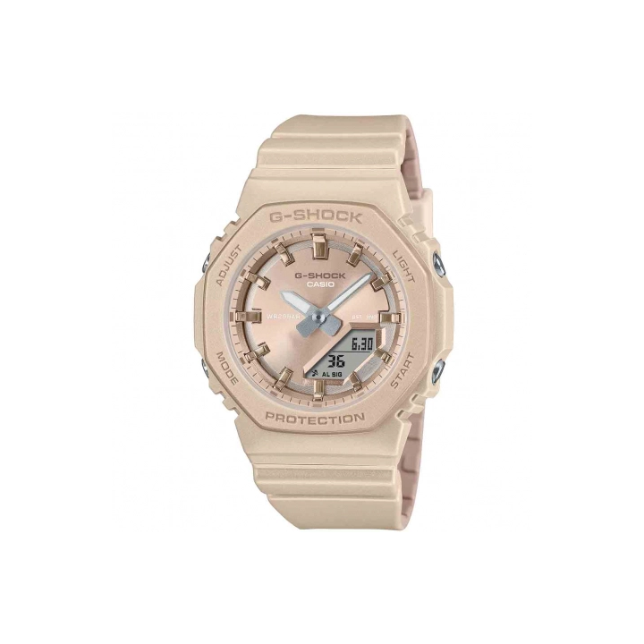 G-SHOCK GMA-P2100ST-9AER | Montre Compacte Jaune Pastel & Carbone