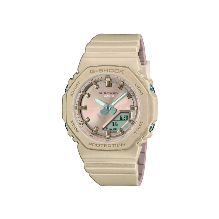 G-SHOCK GMA-P2100ST-9AER | Montre Compacte Jaune Pastel & Carbone