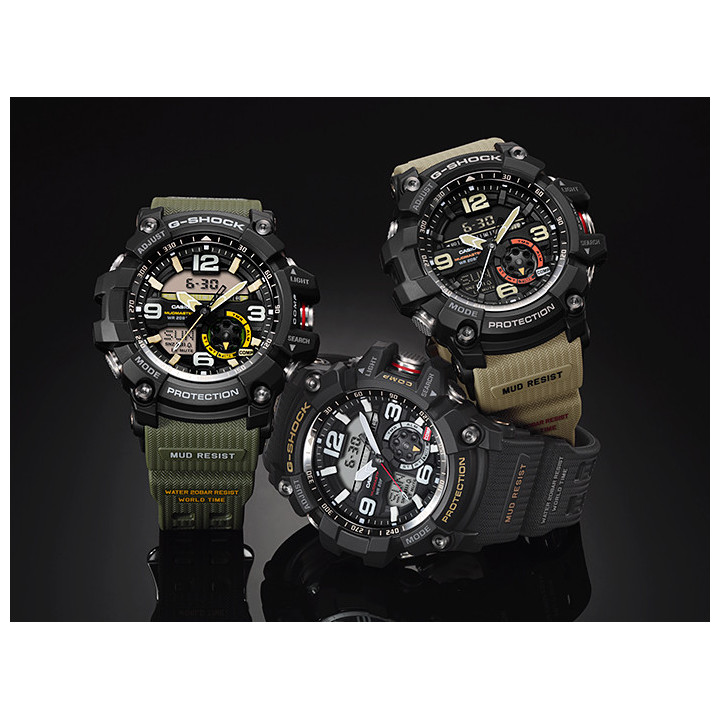 Montre G-SHOCK Mudmaster GG-1000-1A3ER Kaki | Boutique officielle