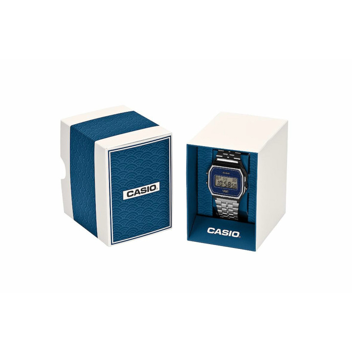 Montre CASIO Vintage SEIGAIHA Bleu A159WEVJ-7ER Made in Japan