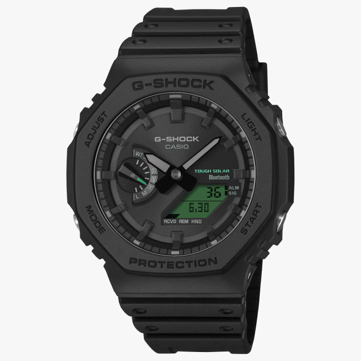 Montre G-SHOCK Bluetooth Solaire GA-B2100BEG-1A | Black & Electro Green