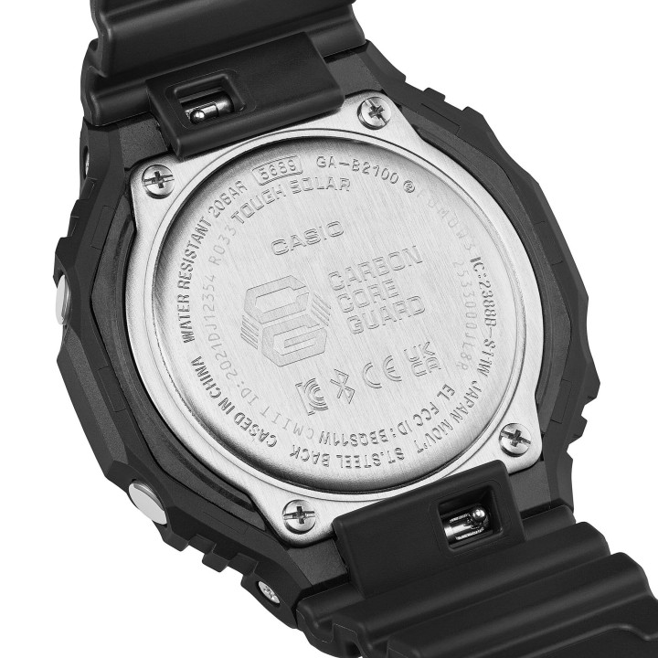 Montre G-SHOCK Bluetooth Solaire GA-B2100BEG-1A | Black & Electro Green