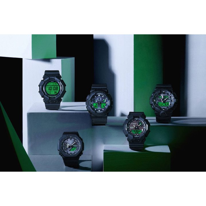 Montre G-SHOCK Bluetooth Solaire GA-B2100BEG-1A | Black & Electro Green