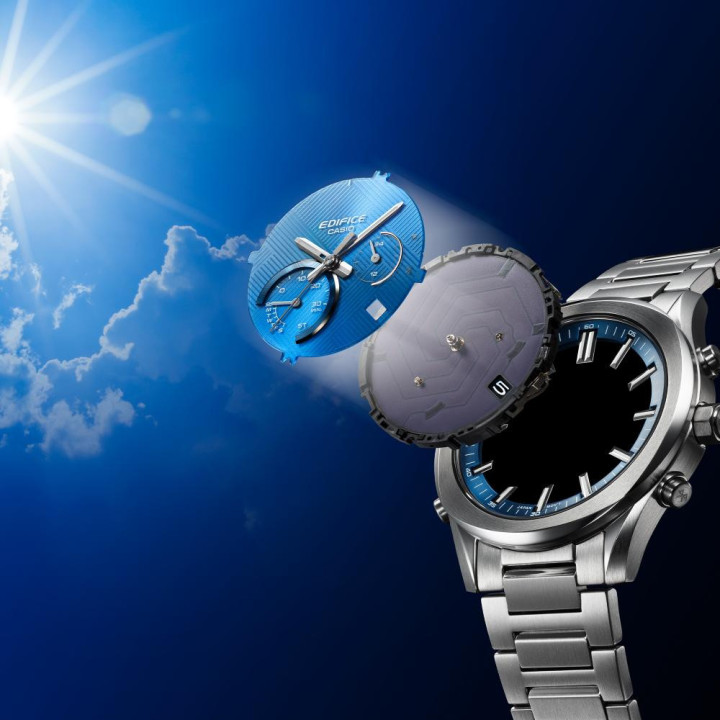 Montre CASIO EDIFICE Slim | EQB-1300DC-3AEF | Bluetooth Solaire | Gris Anthracite