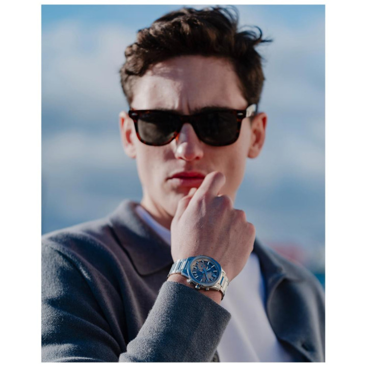 Montre CASIO EDIFICE Slim | EQB-1300D-5AEF | Bluetooth Solaire | Acier & Cuivre