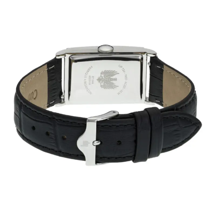 Montre Homme LIP Churchill T24 671944 Acier Doré Cuir Noir