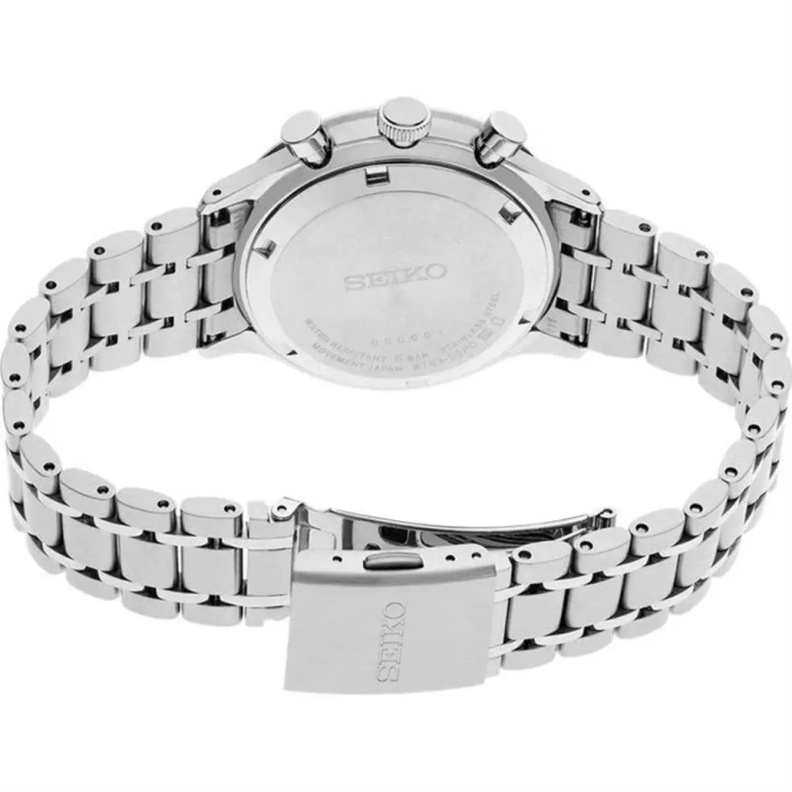 Seiko Classique SSB477P1 | Chronographe Homme 38,7 mm Bleu & Acier