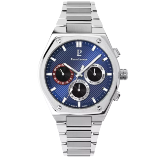 Pierre Lannier Copilote 230F161 | Montre Homme Tonneau Acier Bleu