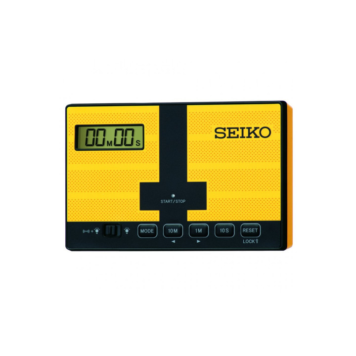 Réveil Seiko QHL098Y Chronomètre Sport | Digital Jaune